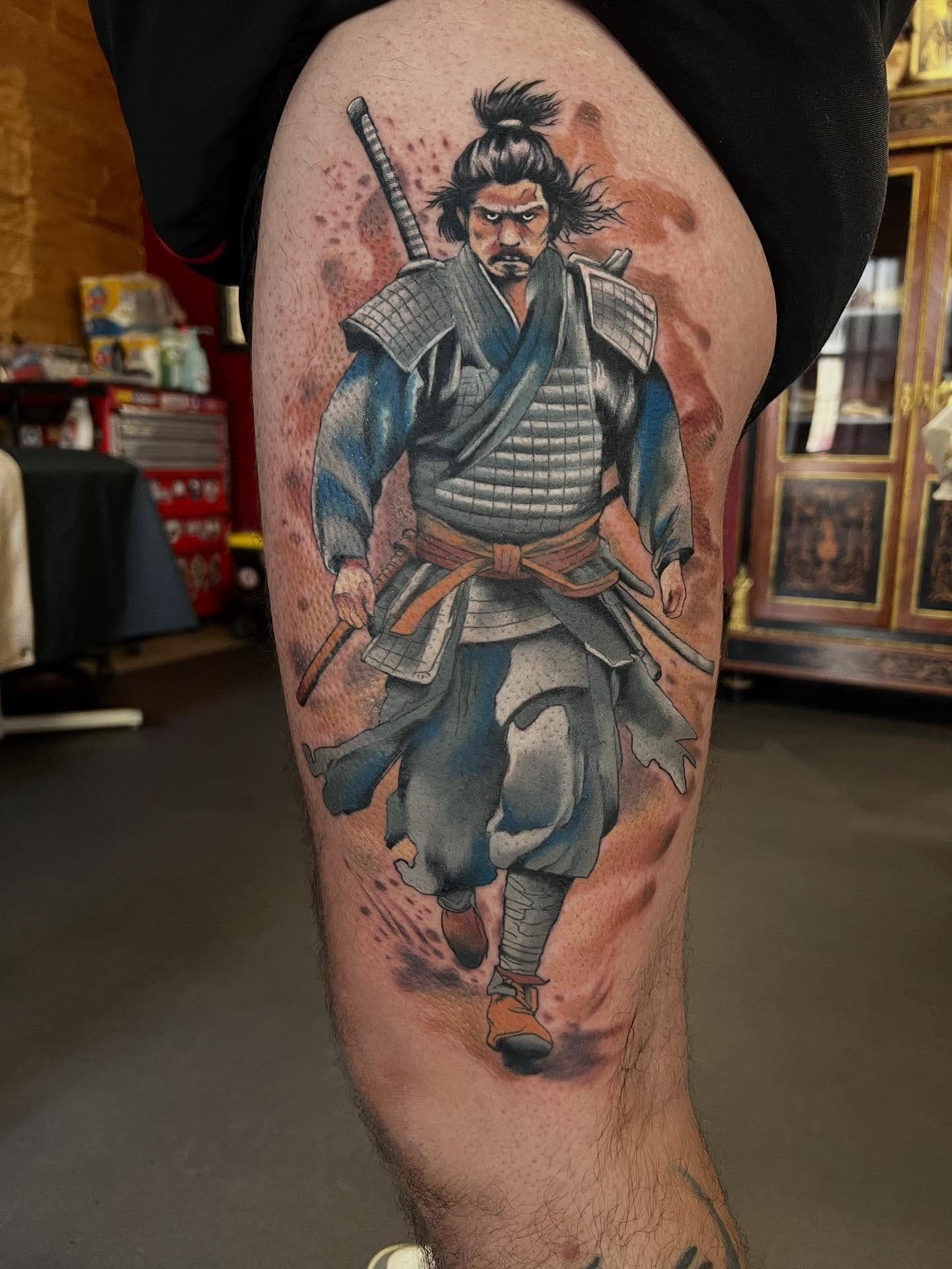Tatouage réalisé par Arno au Tattoo Studio Tewfick à Angers