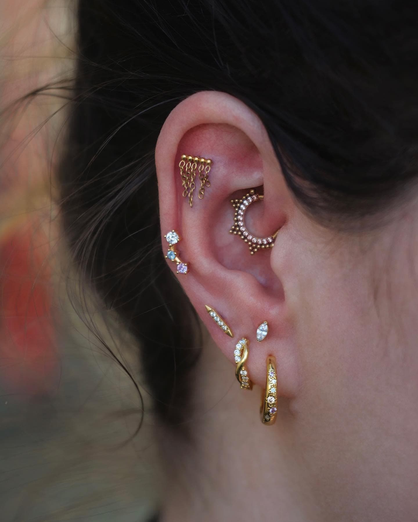 Piercing réalisé par Bryan au Tattoo Studio Tewfick à Angers