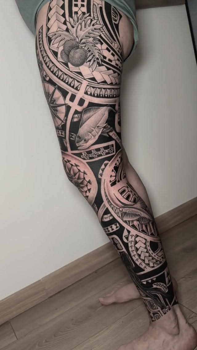 Tatouage réalisé par Ben au Tattoo Studio Tewfick à Angers