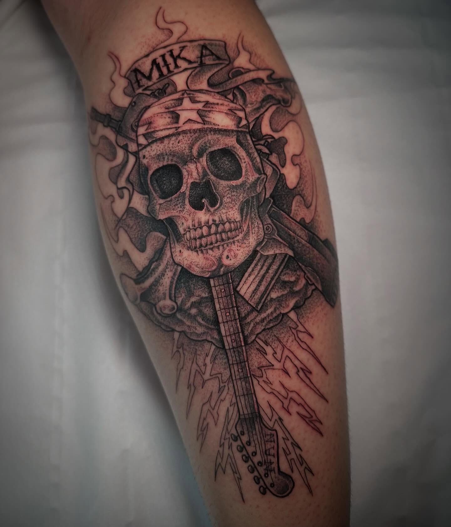 Tatouage réalisé par Ben au Tattoo Studio Tewfick à Angers
