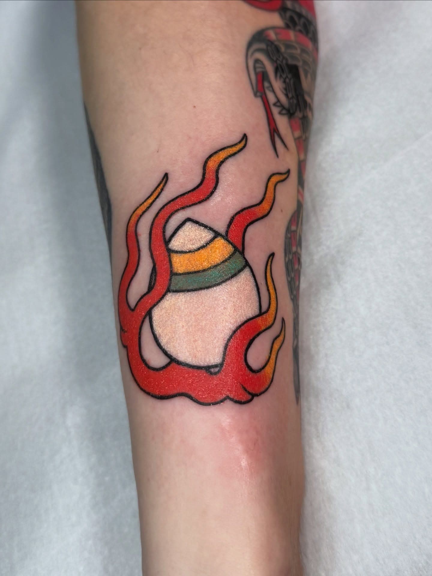 Tatouage réalisé par Dany au Tattoo Studio Tewfick à Angers