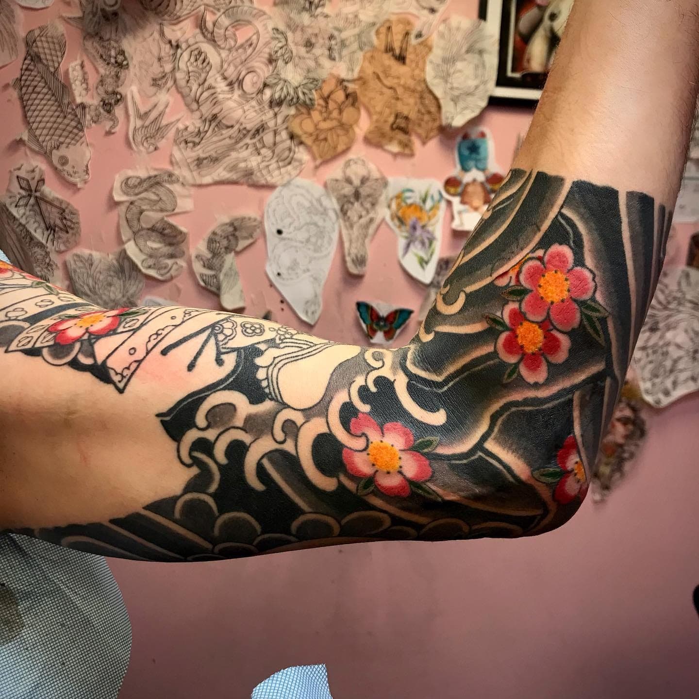 Tatouage réalisé par Adri au Tattoo Studio Tewfick à Angers