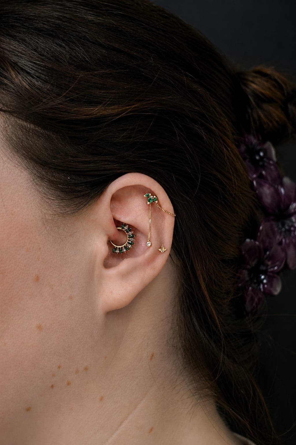 Compo' piercing en or 14 carats