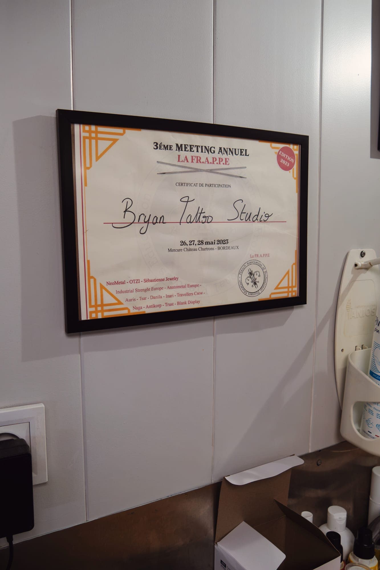 L’espace de Bryan, Tattoo Studio Tewfick à Angers